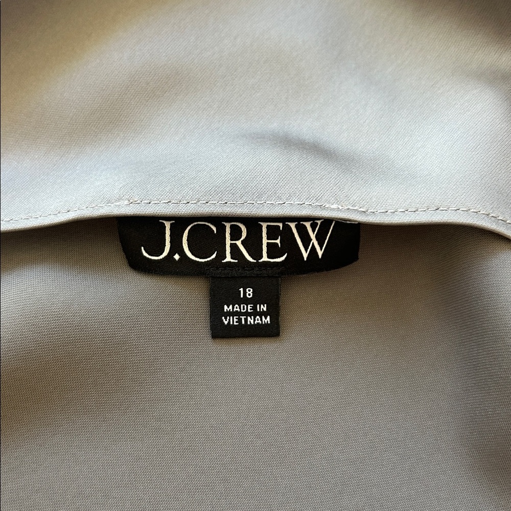 J. Crew Gwyneth Silver Slip Dress in vintage dove grey - Picture 9 of 11